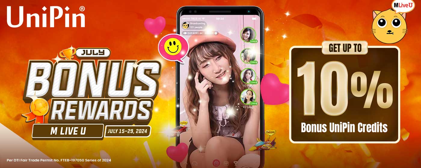 July Bonus Rewards: MLive (PH)